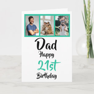 21. Happy Vater Foto Collage Card Karte