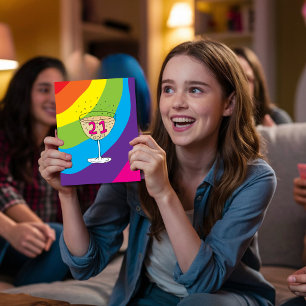 21 Heute Geburtstagskarte , innen leer für eigene Karte