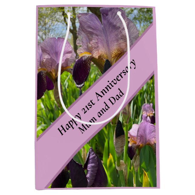 21. Hochzeit Mittlere Geschenktüte (Vorderseite)