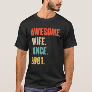 21. Hochzeitstag für ihre Phantastische Ehefrau T-Shirt