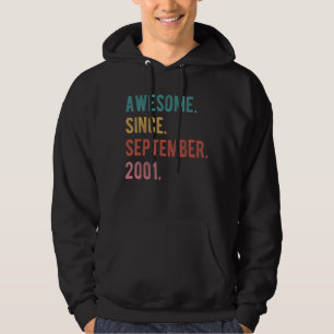 21 Jahre alt 21. Geburtstag Phantastisch seit Sept Hoodie