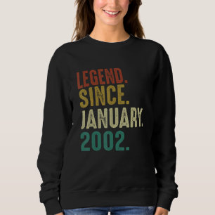 21 Jahre alt 21. Geburtstag seit 2. Januar Sweatshirt