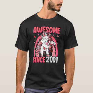 21 Jahre alt Einhorn Flossing 21. Geburtstagsmädch T-Shirt