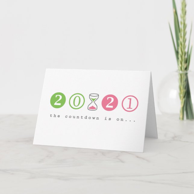 21 Jahre alt werden Karte (Vorderseite)