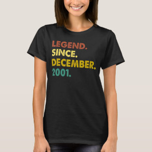 21 Jahre alte Legende seit Dezember 2001 21. Bir T-Shirt