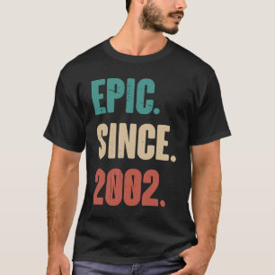 21 Jahre alte Vintage 2002 Geburtstag 21. Dekorati T-Shirt