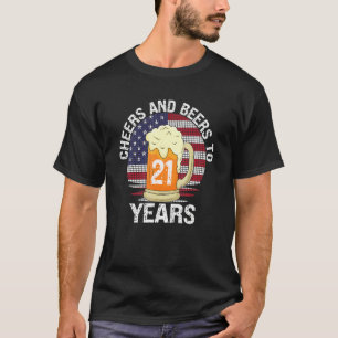 21 Jahre Happy 21. Geburtstag T-Shirt