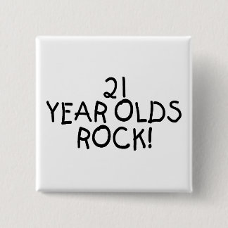 21 Jährige Felsen- Button