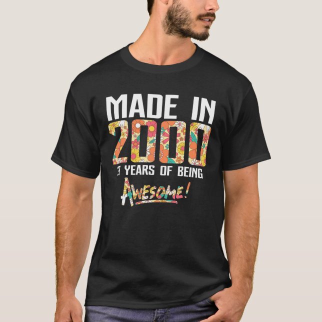 21-jährige Mädchen Teenager-Geschenk für 21. Gebur T-Shirt (Vorderseite)