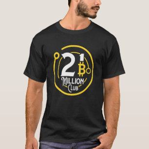 21 Millionen Club Crypto Blockchain Kryptowährung T-Shirt