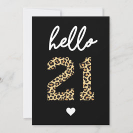 21 | Niedlicher 21. Geburtstagskäfigdruck