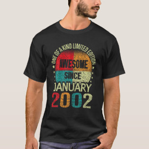 21 Phantastisch Seit Januar 2002 Vintag 21. T-Shirt