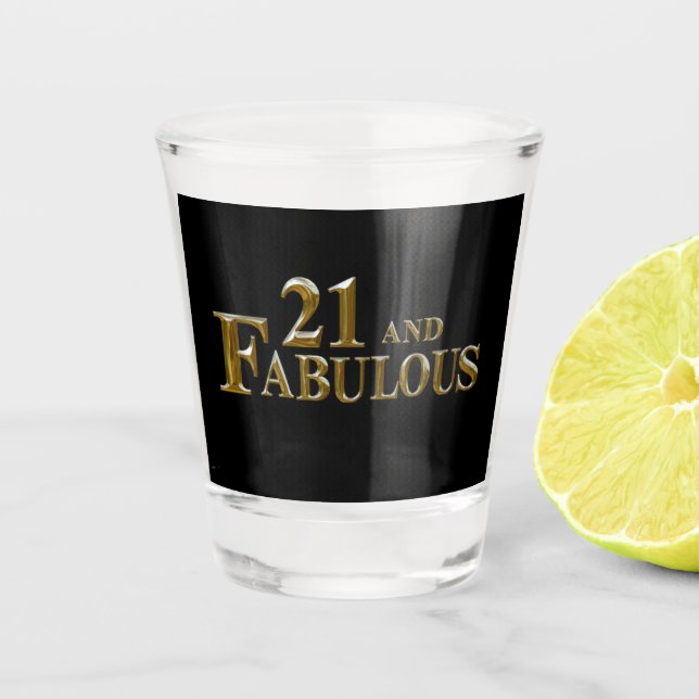 21. SCHNAPSGLAS (Vorderseite)