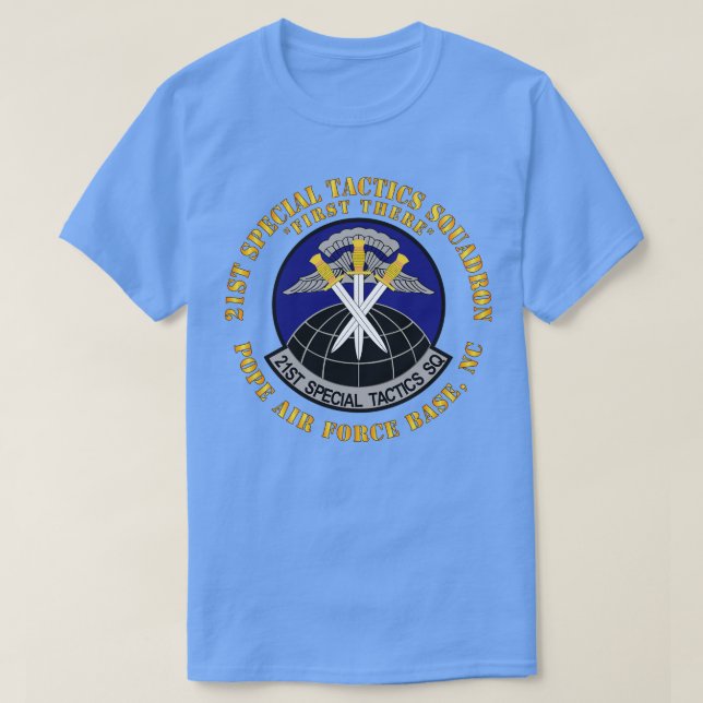 21. Special Tactics Squadron First There Papst AFB T-Shirt (Design vorne)
