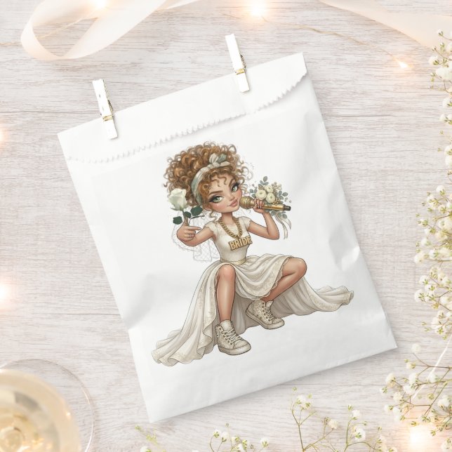 #21 Süße lustige Braut Geschenktütchen (Ausgeschnitten)