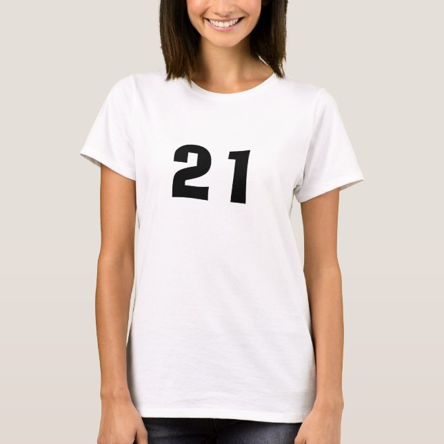 21 T-Shirt (Vorderseite)