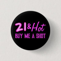 21 und Hot Buy A Drink Neon Geburtstag