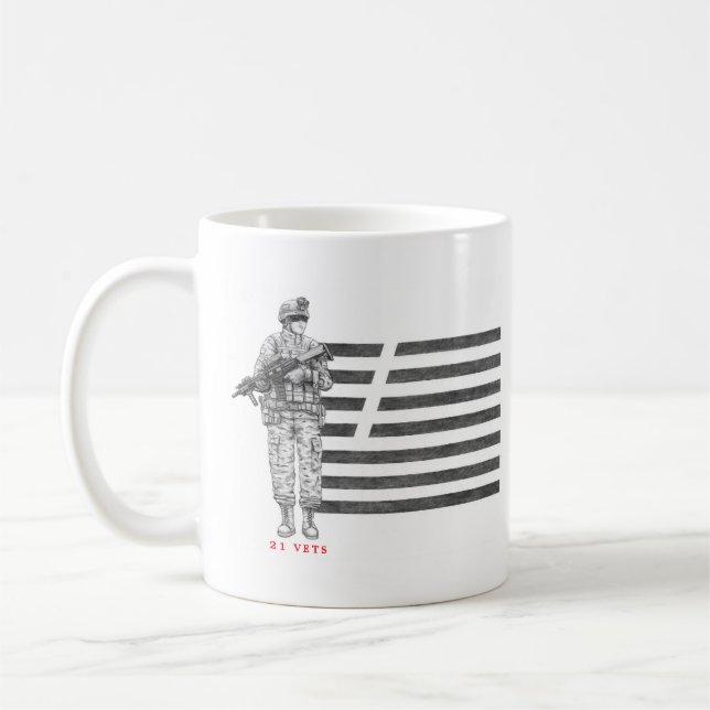 21 Vets Kaffee Tasse (Links)