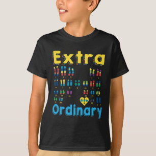 21 XX Extra Chromosom Girl World Down Syndrome Da T-Shirt