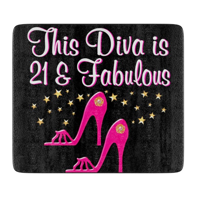 21 YR ALTER SHOE QUEEN SCHNEIDEBRETT (Vorderseite)