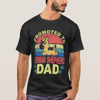 21 Zum Deutschen Schäferhund-Vater befördert Deuts T-Shirt