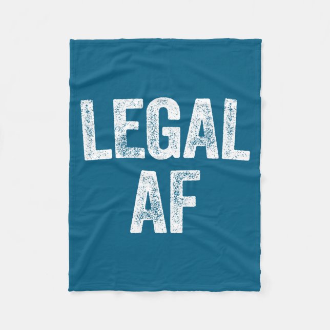 21st Birthday Legal Af Long Sleeve  Fleecedecke (Vorderseite)