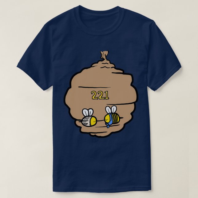 221 Bee Baker Street T-Shirt (Design vorne)