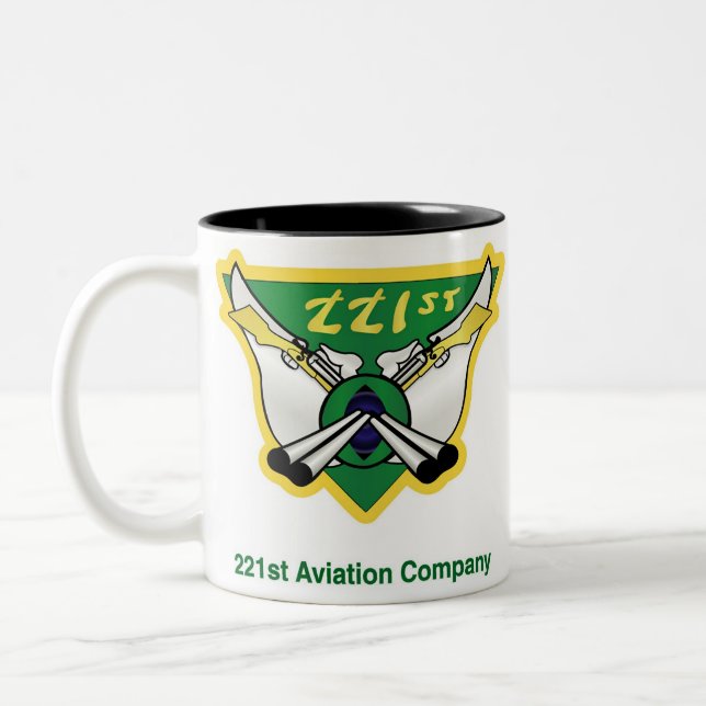 221st Aviation Company, VIETNAM1965-1966 Zweifarbige Tasse (Links)