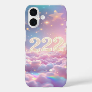 222 Angel-Zahlenmanifestation - Gleichgewicht und iPhone 16 Hülle