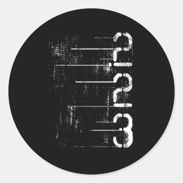 223 Schusswaffenzielübungen Jagd auf 223 Gun Ammo Runder Aufkleber (Vorderseite)