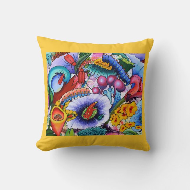 2240 Geschöpfe in unserem Garten-Kissen - Krokus Kissen (Vorderseite)