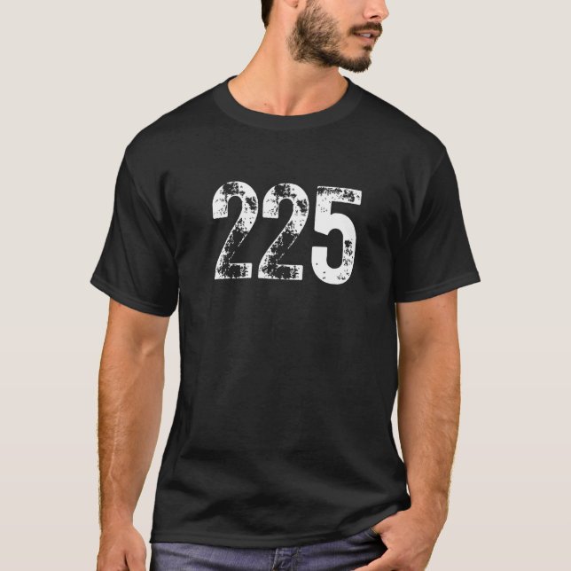 225-Area-Code Baton Rouge LA Mobile Telefone Berei T-Shirt (Vorderseite)