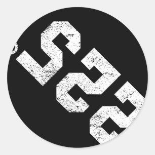 225 Grad - Grillen - Grillen - Rauchen Fleisch T-s Runder Aufkleber