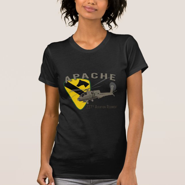 227th Luftfahrt Apache T-Shirt (Vorderseite)