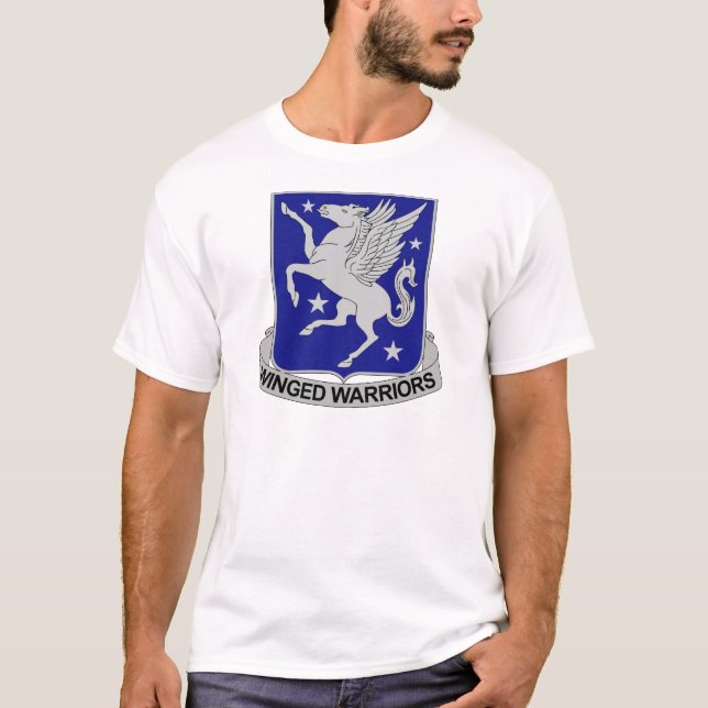 228th Luftfahrt-Regiment - Winged Krieger T-Shirt (Vorderseite)