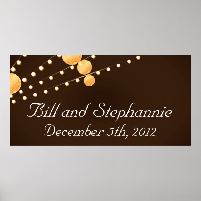 22,5"x7,5" Personalisierte Banner-Papierzeilenleis Poster (Vorne)