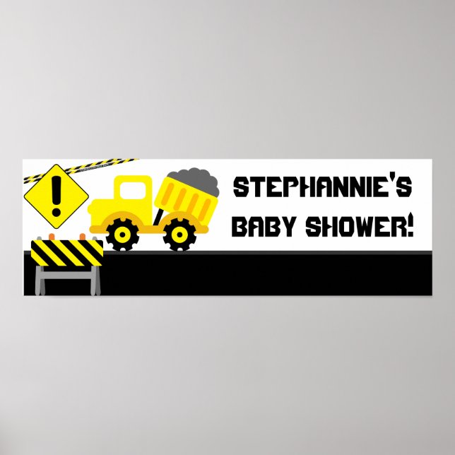 22,5"x7,5" Personalisierte Bannerkonstruktion Poster (Vorne)