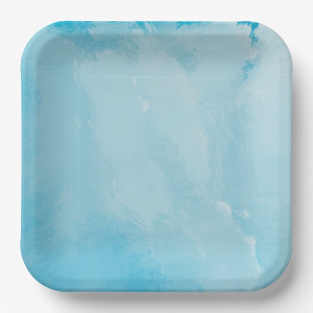 22,86cm Quadratischer Pappteller (Vorderseite)