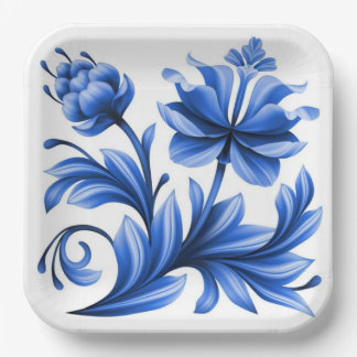 22,86cm Quadratischer Pappteller