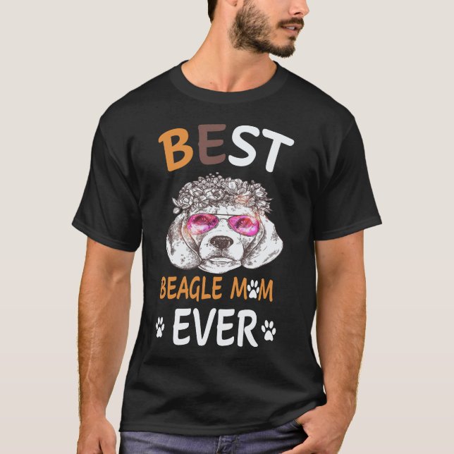 22 Bester Beagle Mama Ever Beagle T-Shirt (Vorderseite)