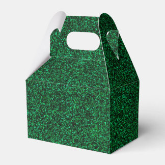22 Emerald Glitzer Print Glitzern Gable Geschenkschachtel