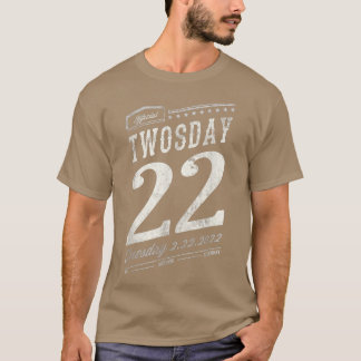 22. Geburtstag 2022 auf TWOSDAY Boy Girl Happy 22  T-Shirt