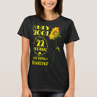 22. Geburtstag 22 Jahre Sonnenblume T-Shirt