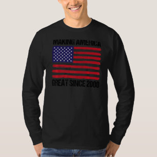 22. Geburtstag Amerika großartig machen seit 2000 T-Shirt