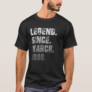 22. Geburtstag Geschenke 22 Jahre alte Legende sei T-Shirt