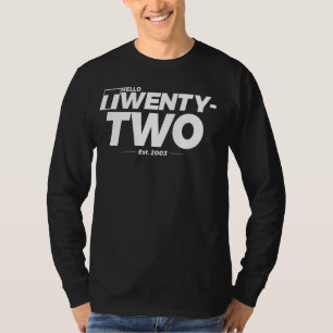 22. Geburtstag - Hallo Zweiundzwanzig - gegr. 20 T-Shirt