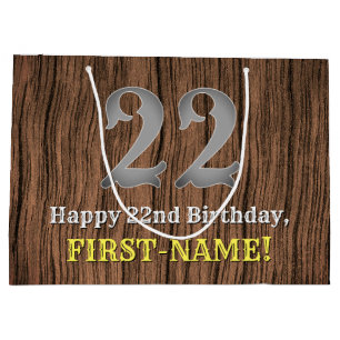 22. Geburtstag: Inspirierter Country Western Look, Große Geschenktüte
