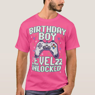 22. Geburtstag Junge Videospieler Gaming 22 Jahre T-Shirt