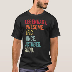 22. Geburtstag legendäre Epic Phantastisch seit Ok T-Shirt
