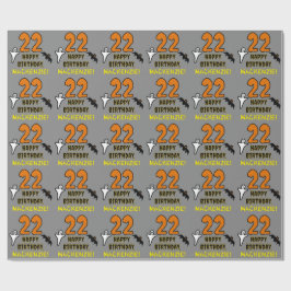 22. Geburtstag: Spooky Halloween Thema, Individuel Geschenkpapier